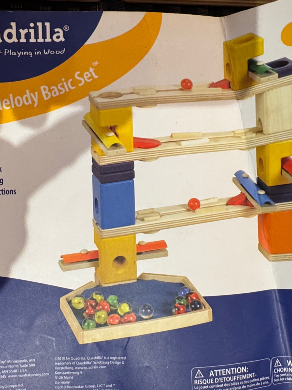 Hape Quadrilla Melody Set - High quality  Wooden Marble Run FREE SHIPPING